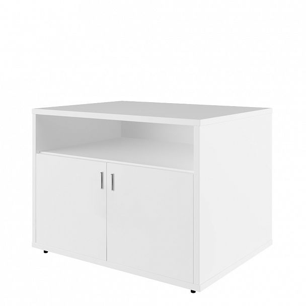 Тумба для оргтехники Trend Metal 80x60x60 белый - Вид 1