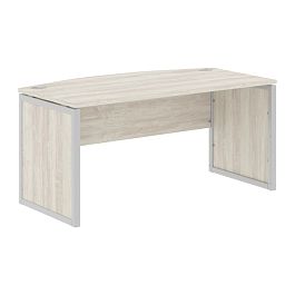 Стол руководителя XQPET 169 Сосна Эдмонт/Алюминий 1600х867х750 XTEN-QP - Фото предпросмотра