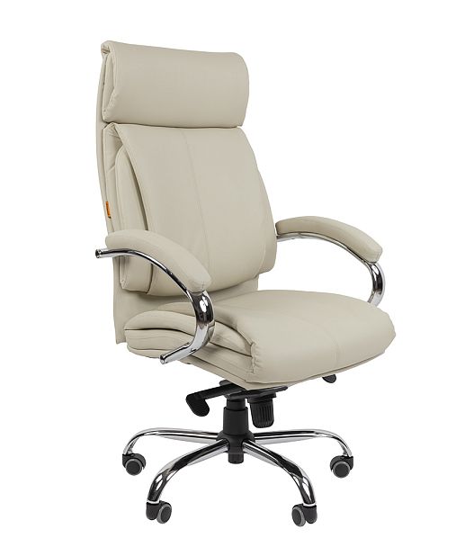 Кресло CHAIRMAN CH423, экокожа, бежевый - Вид 1