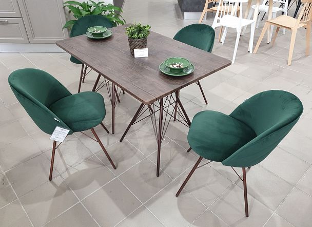 Стул Sheffilton SHT-ST35-2/S37 лиственно-зеленый/медный металлик - Вид 9