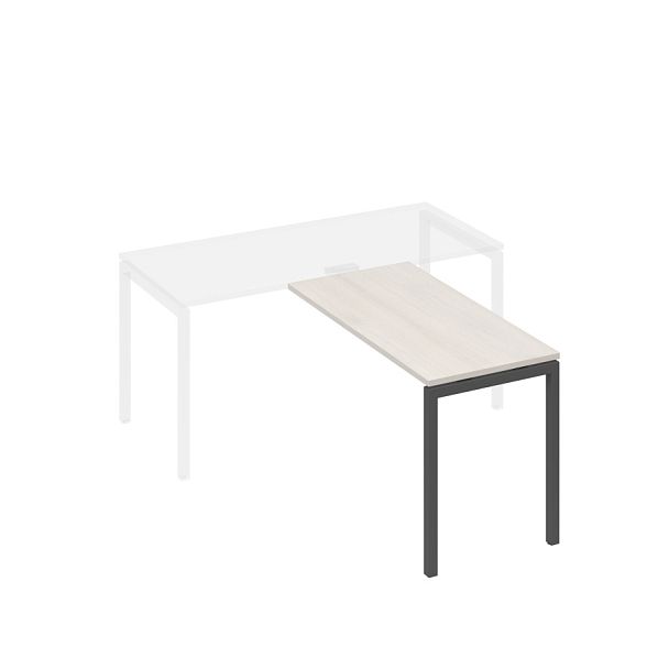 Брифинг-приставка металлокаркас DUE A4 А4 Б2 072 БП дуб / металлокаркас антрацит - Вид 1