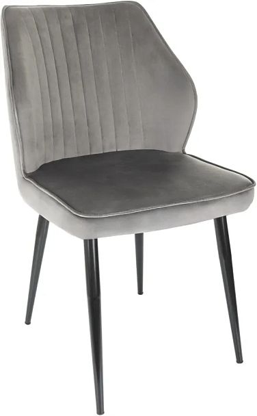 Стул для дома Бюрократ CH-K5 т.серый Holland 18 металл черный на ножках (CH-K5_1/HL18) - Вид 1