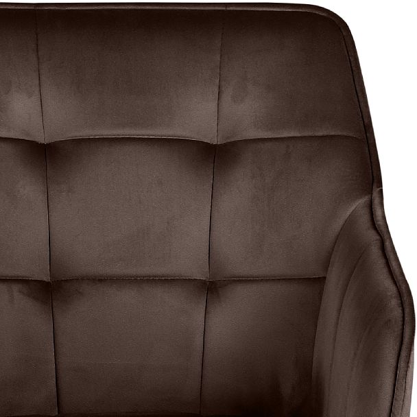 Комплект полубарных поворотных кресел Мони К, Confetti coffee/белый, 2 шт. - Вид 8