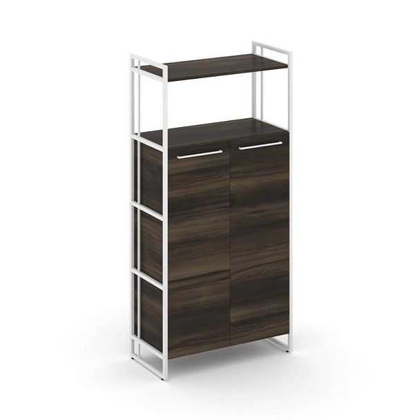 Rift Шкаф 4 ниши широкий RF.SS-43 Дуб Мали/Металл Белый 798*396*1648 - Вид 1