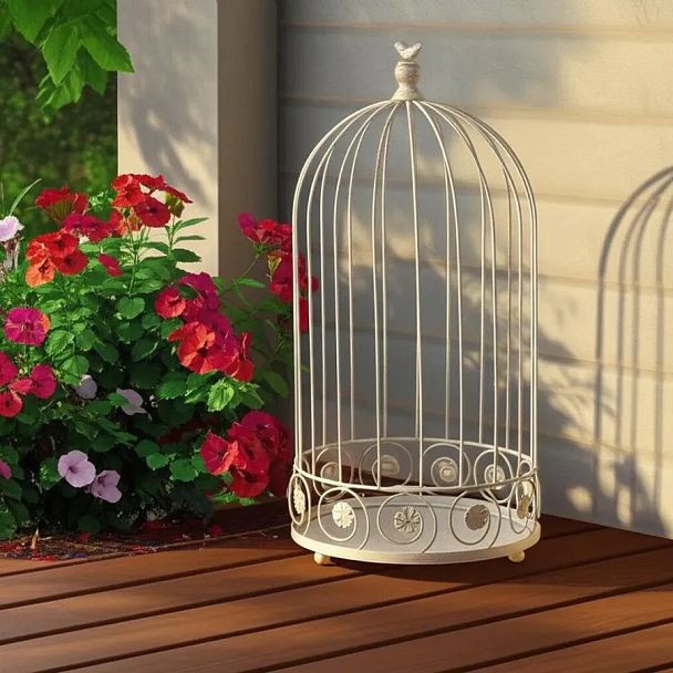 Цветочница Secret de Maison Селл/Cell (мод.PL08-10003), металл, antique white - Вид 5