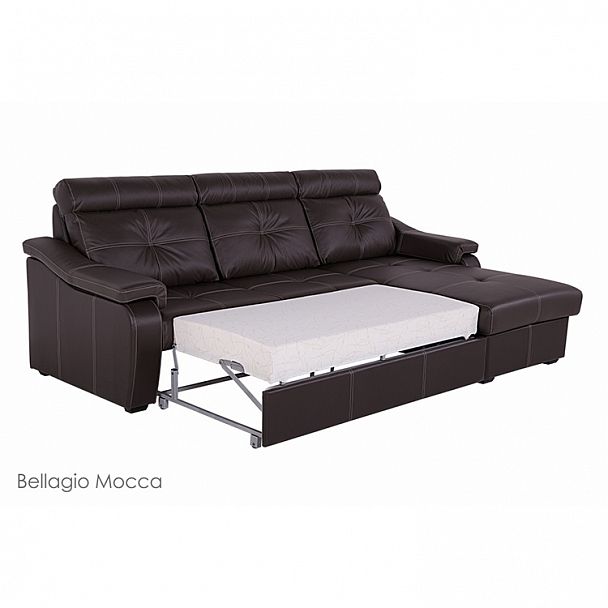 Диван "Кёльн" с канапе в коже - Вид 8