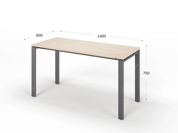 ЛАЙТ / LIGHT RLG015-14x6 Прямоугольный стол 140x60x75 Дуб Сонома - Вид 2