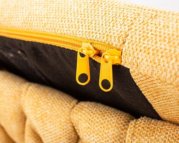 Стул барный DOBRIN LEON (жёлтая ткань (LAR 275-8)) - Вид 10