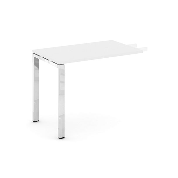 Style Project Direct Lux Брифинг-приставка M-SN-6P.BR-004 Белый/Нержавеющая Сталь/Хром 1180*600*750 - Вид 1