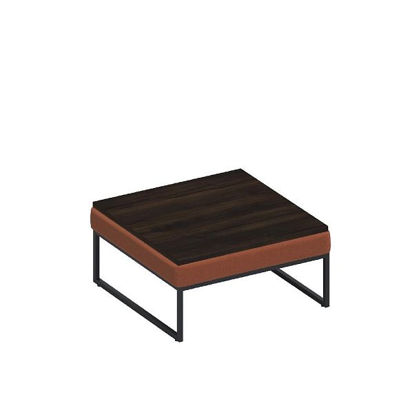 Журнальный стол, дуб ристретто Мейджик / Magic Mg/table ткань терракотовая AU 09 - Вид 1