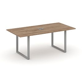 Style Project Direct Direct Стол переговорный SN-6O.SPRG-198 Дуб Табак/Металл Серый 1980*980*750 - Фото предпросмотра