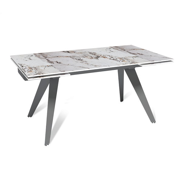 Стол раскладной Rhein (160+40+40), керамика глянцевая Top Pandora - Вид 1