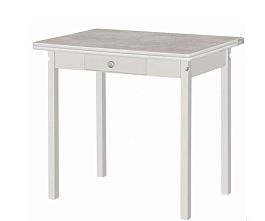 Стол обеденный раскладной ПН Снег (Лак),Цемент - Фото предпросмотра