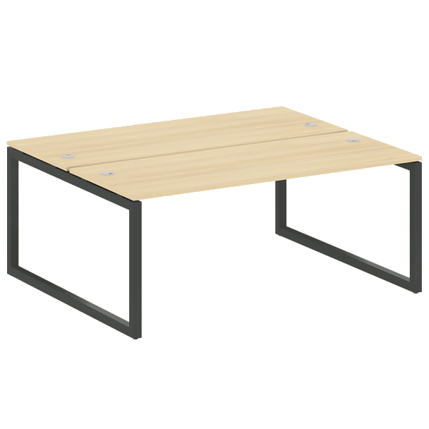 Metal System Quattro Р. ст. на О-образном м/к 50БО.РАС-СП-2.5 Акация/Антрацит металл 1800*1475*750 - Вид 1