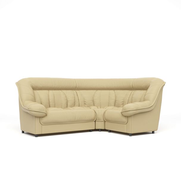 Диван угловой 2У1 Эдельвейс Ed/2y1/cn1123 бежевый - Вид 1