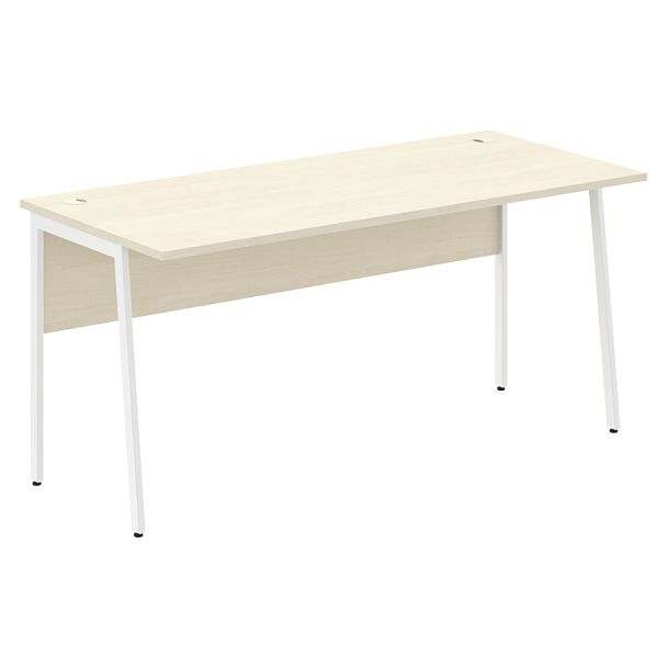 Стол прямой СП-4P Клен*/Белый 1600х720х755 IMAGO PLUS - Вид 1