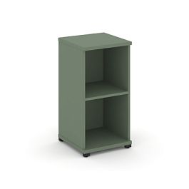 Concept Стеллаж 1 узкая секция, 2 ниши CN.STU-210 Кобо/Металл Черный 420*420*818 - Фото предпросмотра