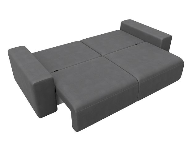 Диван прямой Лига-036 НПБ Классик Искусственная замша серый - Вид 9