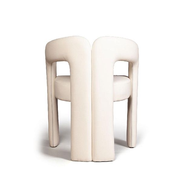 Полукресло Angie, ткань, велюр молочный - Вид 10