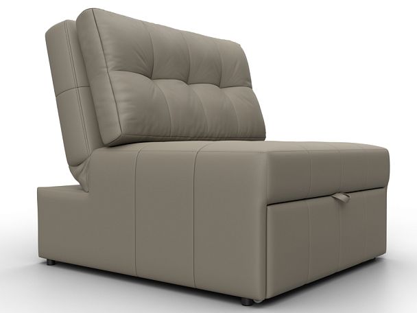 Кресло-кровать Лига-107 (80) Экокожа бежевый - Вид 3