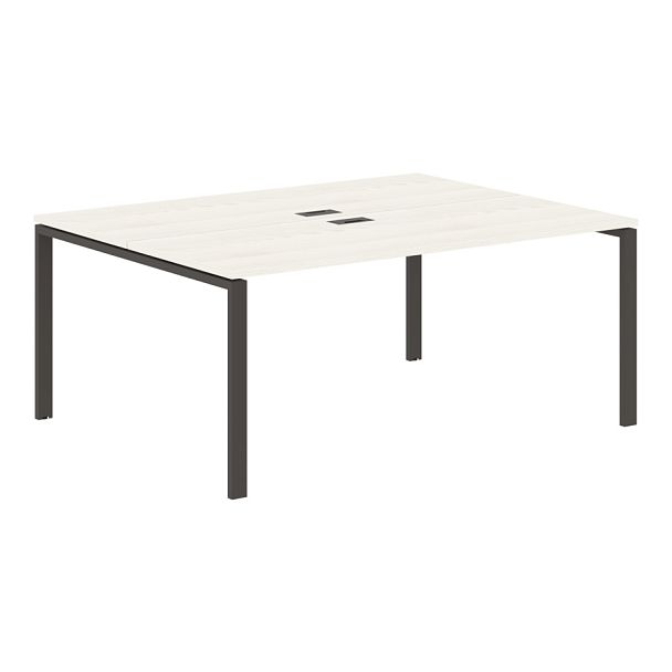 Стол 2-х местный EUWST 1713 Ясень Траун/Мокко 1760х1346х750 EDIS - Вид 1