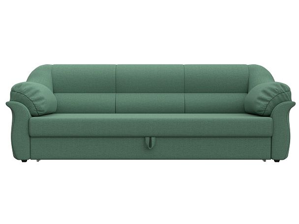 Диван прямой Карнелла Рогожка зеленый - Вид 2