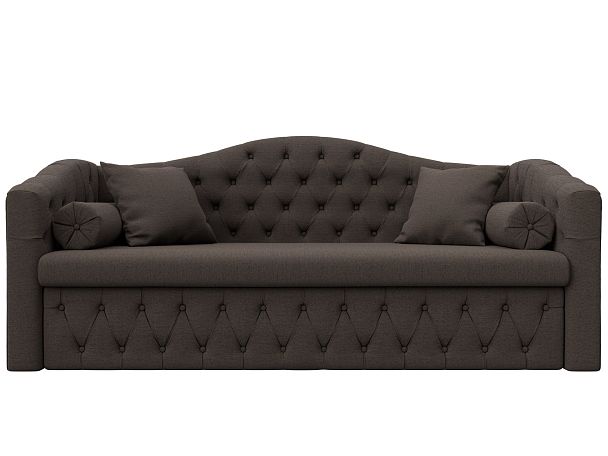 Диван детский прямой Мечта Рогожка коричневый - Вид 2