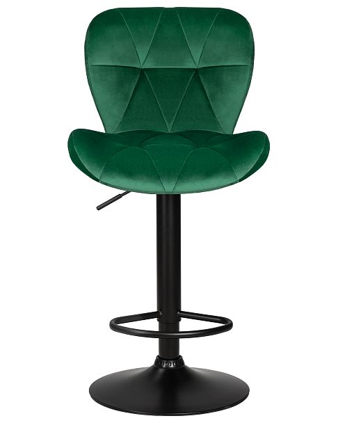 Стул барный DOBRIN BARNY BLACK (зеленый велюр (MJ9-88)) - Вид 6