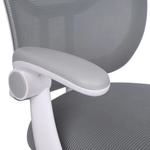 Кресло детское с подставкой для ног BRABIX "Toy MG-205", сетка/ткань TW, серое, 533153 - Вид 14