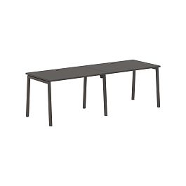 Стол 2-х местный ELWST 2380 Мокко/Мокко 2326х800х750 EDIS - Фото предпросмотра