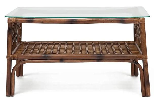 Столик кофейный Secret de Maison Каванто/Kavanto, натуральный ротанг, коричневый античный / Brown Antique, без подушки - Вид 2