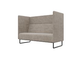 Bronks Диван двухместный BROS-2 Pallada 03/Металл Черный 1715*760*1180 - Фото предпросмотра