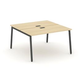 Стайл Проджект Рабочая станция 2-х сторон. SN-4A.DRS-022 Акация Лорка/Металл Антрацит 1180*1632*750 - Фото предпросмотра