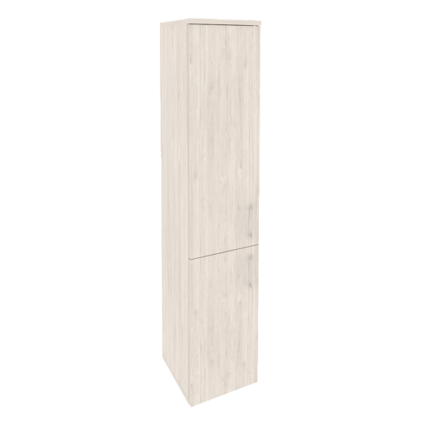 Onix Шкаф высокий узкий левый O.SU-1.3 (L) Денвер светлый 400*420*1977 - Вид 1