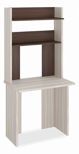 Стол компьютерный Домино Лайт СКЛ-Прям80+НКЛХ80 Карамель/Шамони - Вид 1