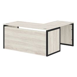 Стол угловой XQPCT 1615H Сосна Эдмонт/Антрацит 1600х1500х750 XTEN-QP - Фото предпросмотра