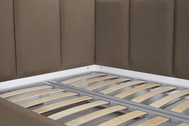 Кровать «Лайф с ящиками», 900 бежевая - Вид 5