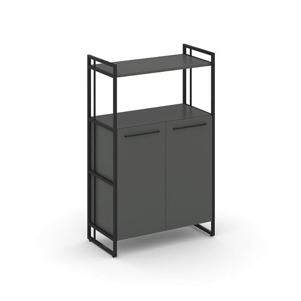 Rift Шкаф 3 ниши широкий RF.SS-32 Антрацит/Металл Черный 798*396*1286 - Вид 1