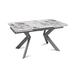 Стол раскладной Bridge (140+40+40), керамика глянцевая Patagoniya - Фото предпросмотра