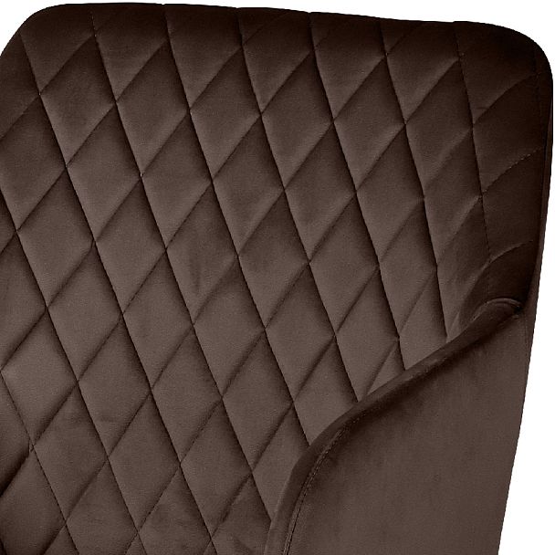 Барное поворотное кресло Барли К, Confetti coffee/белый - Вид 7