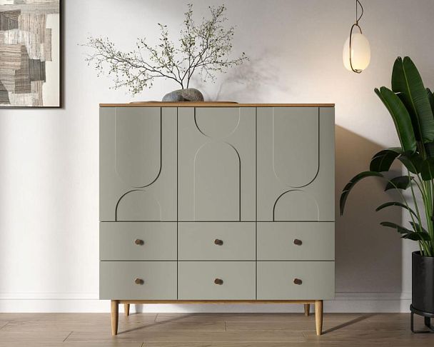 Комод с тремя дверками и шестью ящиками Arka AR18-F2 - Вид 4