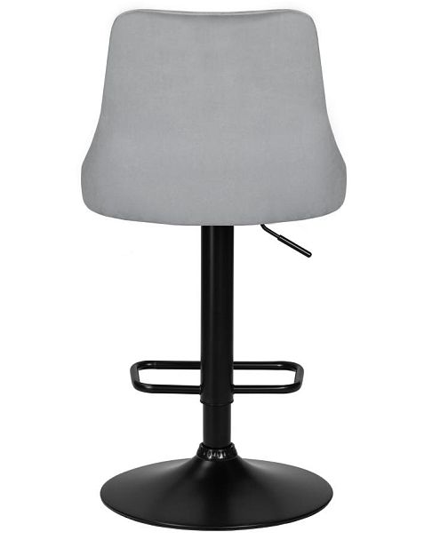 Набор 2 шт Стул барный DOBRIN JOSEPH BLACK (серый велюр (MJ9-75)) - Вид 6