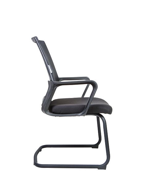 Кресло Бит CF / черный пластик / черная сетка / черная ткань - Вид 3