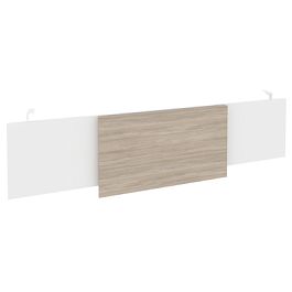 Onix Direct Царга стола руководителя O.M-CSR-6 Белый бриллиант/Дуб аттик/Белый металл 1740*450*54 - Фото предпросмотра