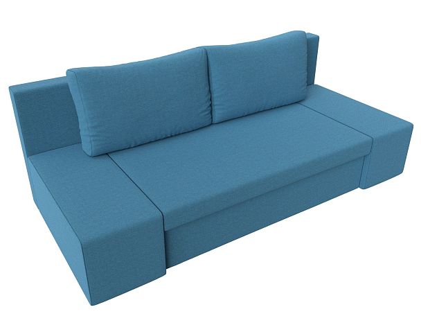 Диван прямой Сан Марко Рогожка голубой - Вид 6