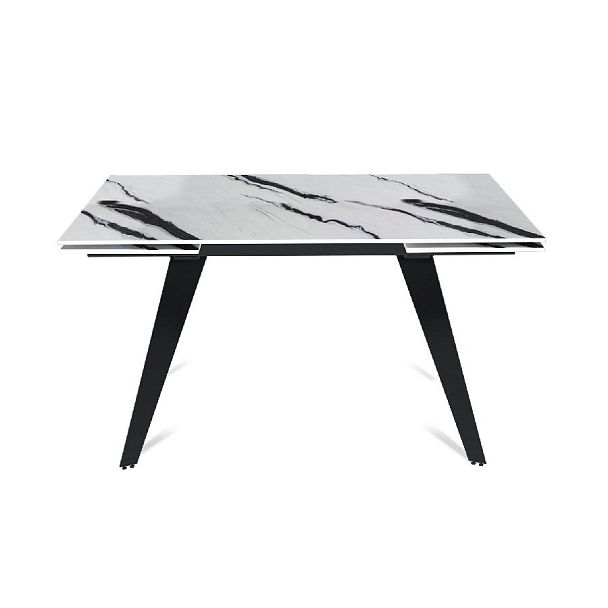 Стол раскладной Rhein (140+40+40), керамика глянцевая Panda White - Вид 2