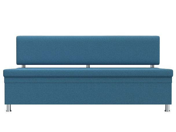 Диван кухонный прямой Стайл Рогожка голубой - Вид 2