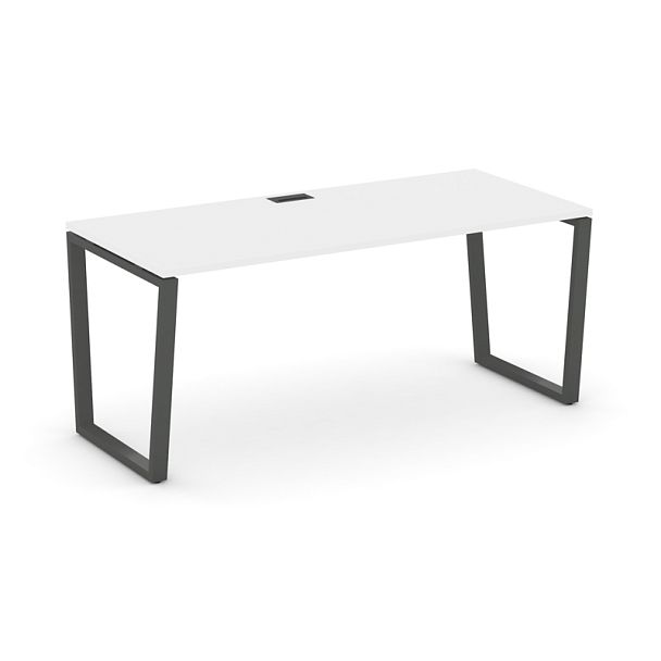 Style Project Direct Direct Стол письменный SN-6T2.SR-013.M Белый/Металл Антрацит 1380*700*750 - Вид 1