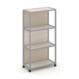 Shelf Mobile Стеллаж 4 уровня 1 секция VR.LT-STK-404.10 Денвер Светлый/Металл Серый/W-04 1000*400*1523 - Фото предпросмотра