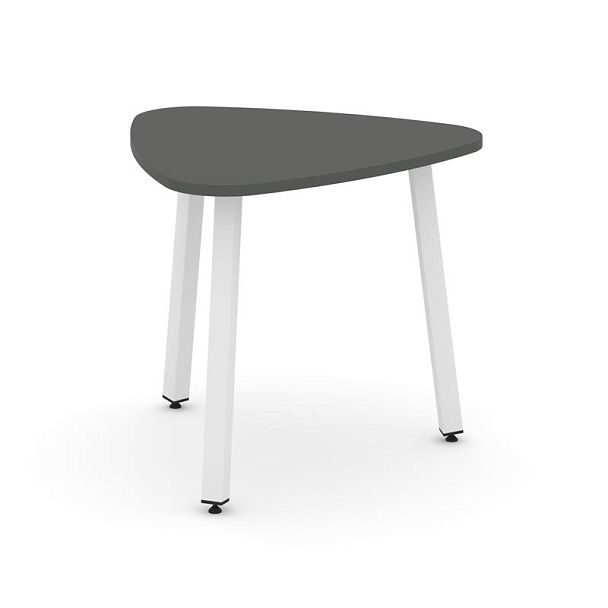 Стайл Проджект Стол переговорный SN-5.SPRG-70.3 Антрацит/Металл Белый 900*900*750 - Вид 1